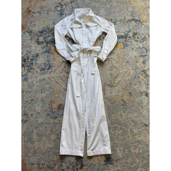 Dion Lee White Utility Tie Belt Jumpsuit - Picture 8 of 8